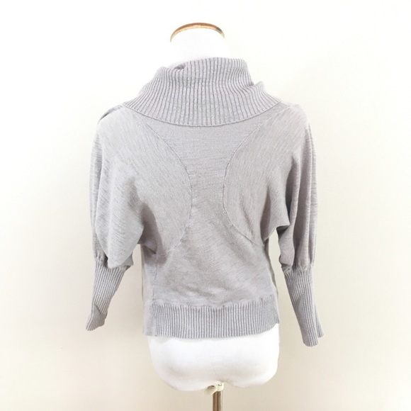 Aritzia Wilfred Linen Blend Oversize Cardigan Long Sleeve Gray Women’s Small - Picture 4 of 7